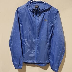 Kelty Outdoors All-Weather Hoodie Eain Jacket - Perrywinkle Blue - Size Small